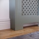 image 6 of Vida Designs Oxford Radiator Cover Painted MDF Cabinet, Grey, 111cm