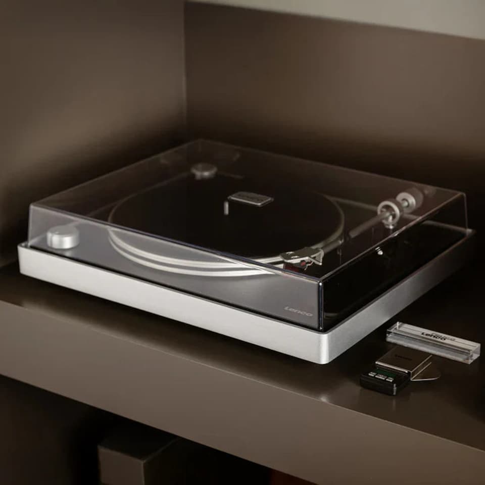 image 1 of Lenco L-455BK Audiophile turntable with Ortofon 2M RED cartridge