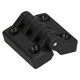 image 4 of 2 Pack Black Polyamide Hinge Reinforced Plastic 39x39mm Italian Made Industrial Black