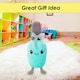 image 3 of Nail Polish Soft Toy Cute Plushie Huggable Cuddly Stuffed Toy 18cm Blue
