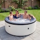 image 2 of Wave Tahoe 6 Person Eco Foam Hot Tub, Pebble White