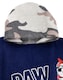image 5 of Paw Patrol Towelling Poncho Boys | Kids Navy Grey Camo Marshall Rubble Chase Rescue Pups Bath Beach Towel | Hooded Cotton Robe One Size