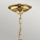 image 2 of Gentry 3 Light Small Ceiling Lantern Pendant Polished Brass, E14