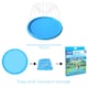 image 6 of Outdoor Splash Pool Sprinkler Pad Dogs Puppies Pet Cooling Children Kids 100cm