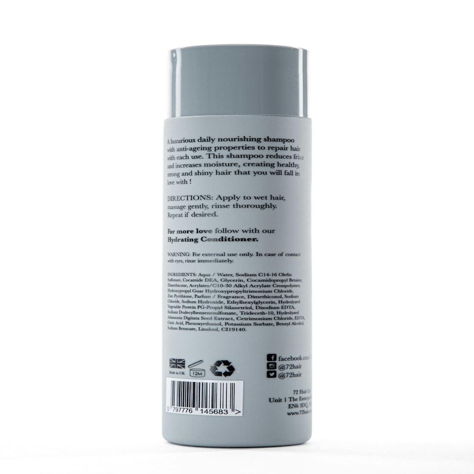 image 1 of 72 Hair Nourishing Shampoo For Natural Or Colour Treated Hair 250 ml | Cream