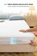 image 5 of Living and Home King Deep Fit Quilted Fitted Sheet- Super King Size | White | Super King
