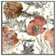 image 1 of Watercolour flower print (Picture Frame) Grey | S