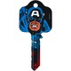 image 3 of Marvel Comics Captain America Door Key - Multicoloured - One Size