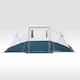 image 8 of Decathlon 4-person, 2-bedroom camping tent, Arpenaz 4.2, Fresh & Black