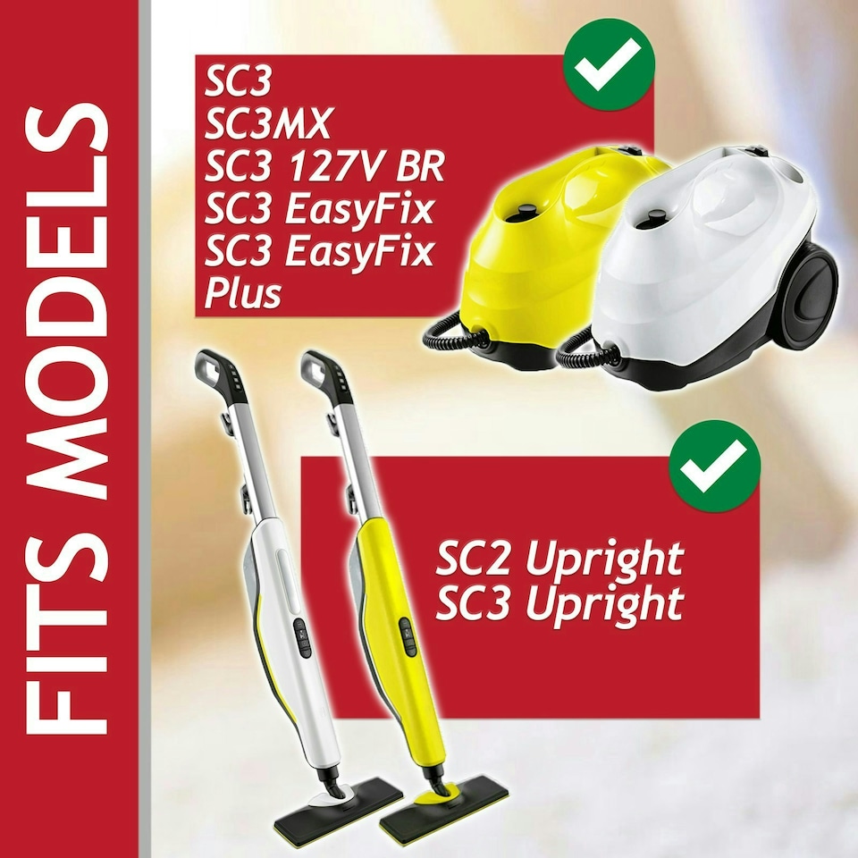 image 1 of SPARES2GO Descaling Filter Cartridge for Karcher SC2 SC3 127V BR SC3MX Upright Easyfix Plus Steam Cleaner