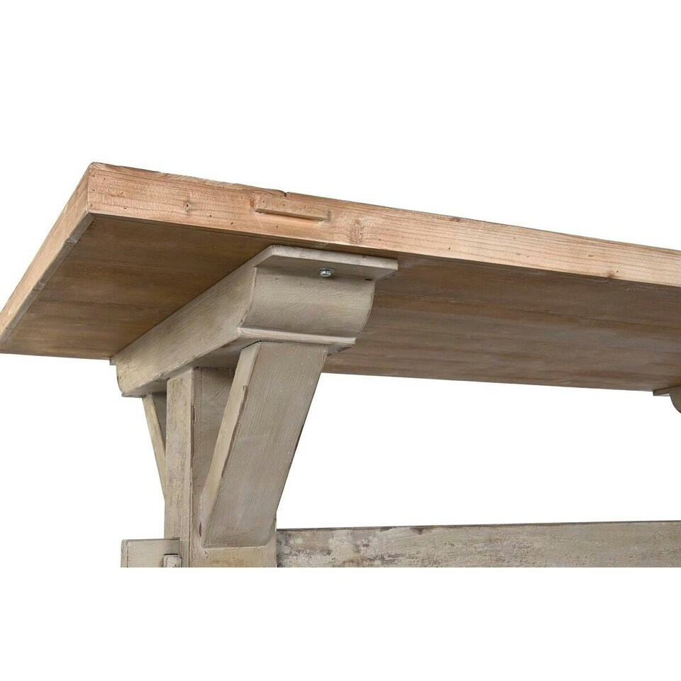 image 1 of Dining Table DKD Home Decor 180 x 80 x 76 cm Fir Natural Wood N/A