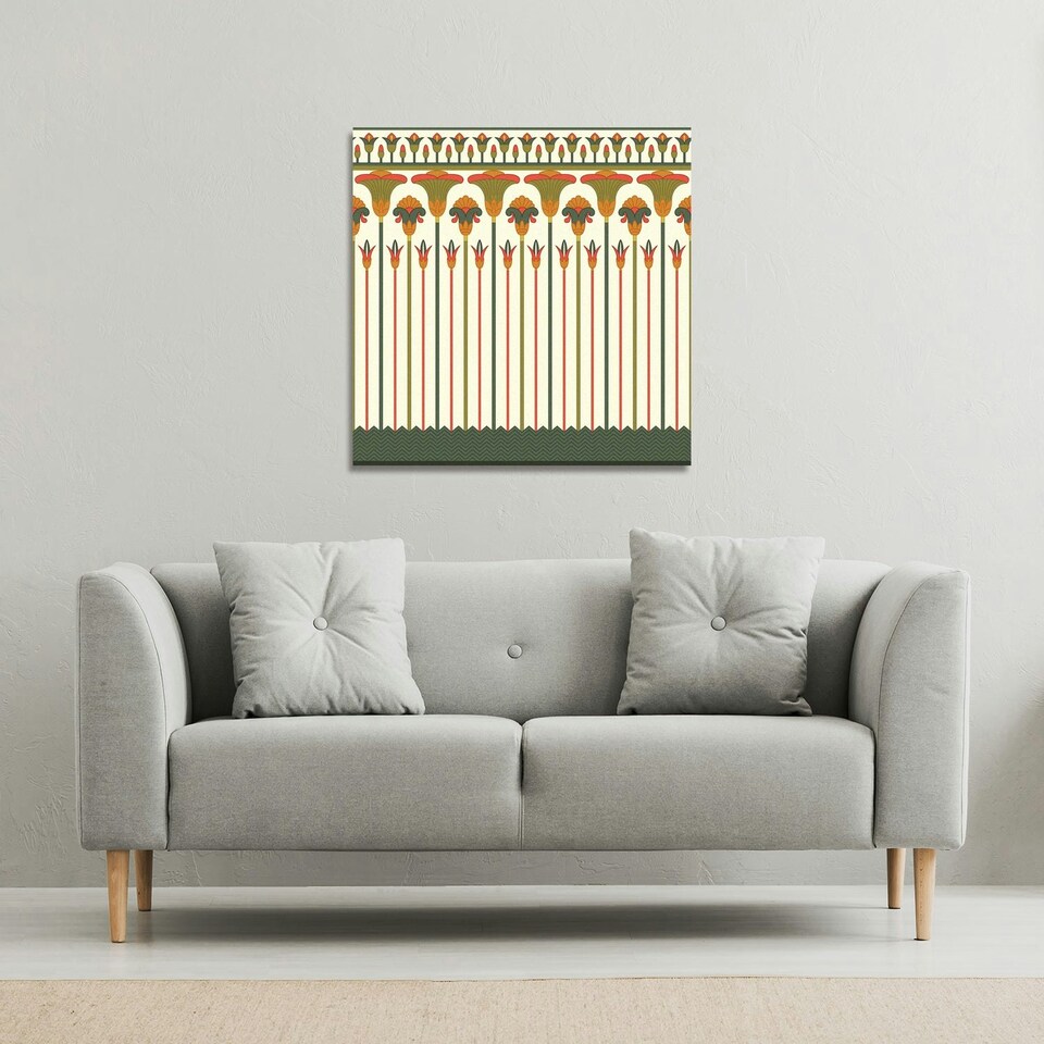image 1 of Egyptian Ornament (Canvas Print) 61 x 61 x 4cm