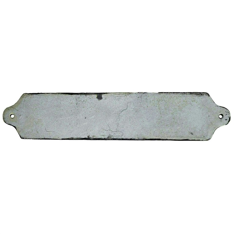 image 1 of "Shut This Gate" Cast Iron Sign Plaque Wall Fence Gate Post Garden Farm Home