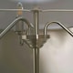 image 2 of ValueLights Rocha Brushed Silver Floor Lamp and E14 Candle LED 4W Warm White 3000K Bulb