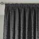 image 2 of Voli Pencil Pleat Taped Top Lined Curtains - 168cm x 183cm - Charcoal