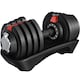 image 1 of Yaheetech 12-in-1 Adjustable Dumbbell Weight Black