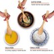 image 8 of BlauKe Wooden Kitchen Utensils Set of 7 - Bamboo Cooking Utensils for Non-Stick Cookware - Wooden Spatulas, Wooden Spoons, Tongs