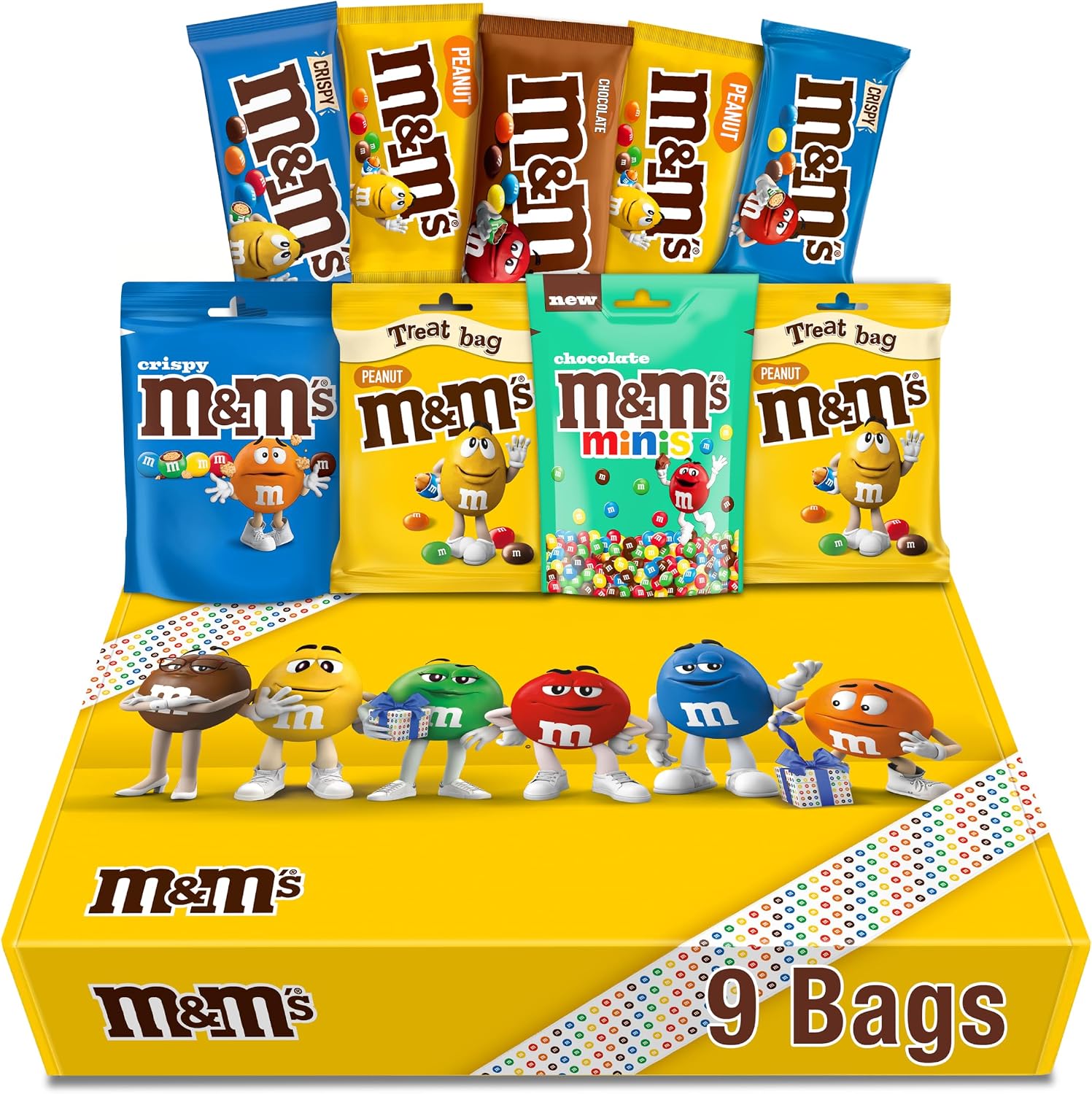 M&M's Variety Chocolate Hamper Gift Box Gift for Him and Her, Perfect for Birthday, Thank You or Celebration Gifts