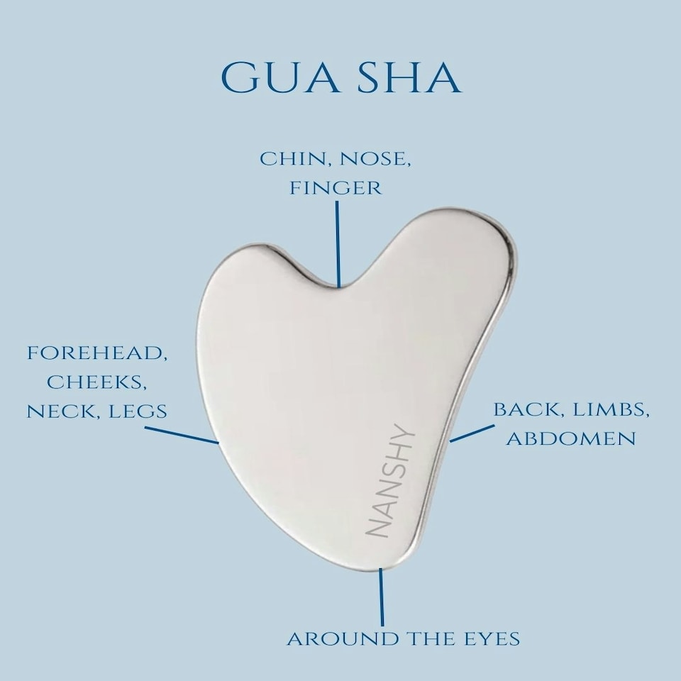 image 1 of Nanshy Gua Sha - Stainless Steel