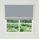 image 2 of 110cm Light Grey Straight Diamante Edge Border Roller Blind | Grey | Grey
