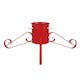 image 1 of Holly International Traditional Metal Scroll Leg Christmas Tree Stand for Real Trees to 2.4m - Red