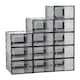 image 2 of Living and Home 12 Pack Plastic Stackable Shoe Storage Boxes