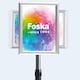 image 5 of A2 Mobile Aluminum Alloy Poster Stand - Adjustable Height Display