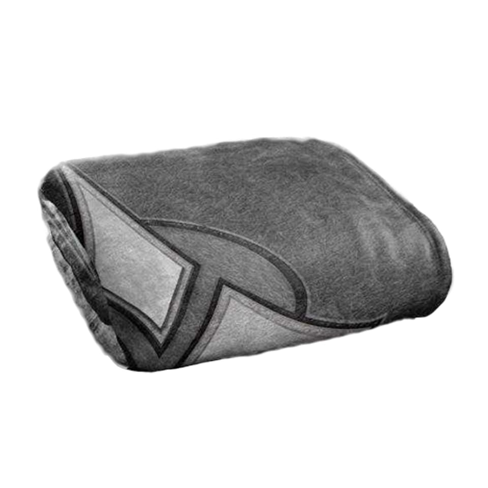 image 1 of Star Trek Klingon Empire Silky Supersoft Blanket | Grey | Grey/Black | One Size | 1