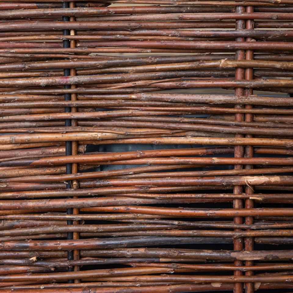 image 1 of 1.16m x 1.83m Triple Garden Patio Willow Wheelie Bin Screen Hideaway