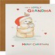 image 1 of Cute Forever Friends Cupcake Design Grandma Christmas Card