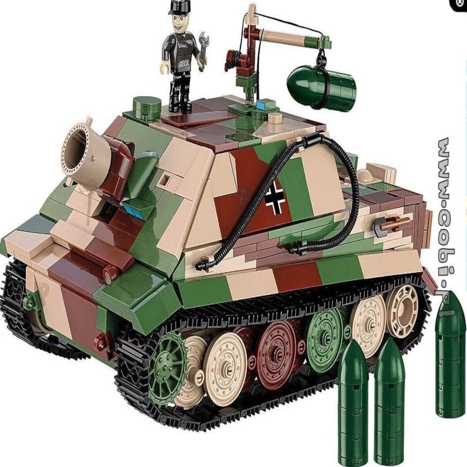 image 1 of Sturmmorser Tiger "Sturmtiger" brick tank model - COBI-2585 - 1100 bricks