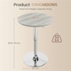 image 2 of Yaheetech  Adjustable Pub Round Table