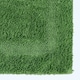 image 2 of Homescapes Luxury Reversible Cotton Bath Mat - Bottle Green Green