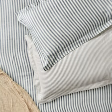 Yard Hebden Striped 100% Cotton Pillowcase Pair