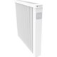 image 1 of 680mm (W) x 610mm (H) - White Wi-Fi Ceramic Clay Core Electric Radiator (Girona) - 1300 Watts - Depth 90mm + Castors - Heats up to 13m²