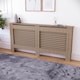 image 7 of Vida Designs Milton Radiator Cover MDF Slatted Cabinet, Unfinished, 172cm