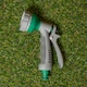 image 1 of 6 Function Soft Grip Garden Hose Pipe Spray | Green | Green