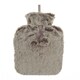 image 1 of Two Tone Faux Fur Hot Water Bottle - Brown
