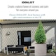 image 9 of Square Box Grey Light Concrete Garden Planter H60 L60 W60 cm, 216 ltrs Cap.