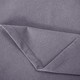 image 3 of Purple Mauve Linen Blackout Eyelet Curtains - 46x54 Inch Drop  2 Panel Purple
