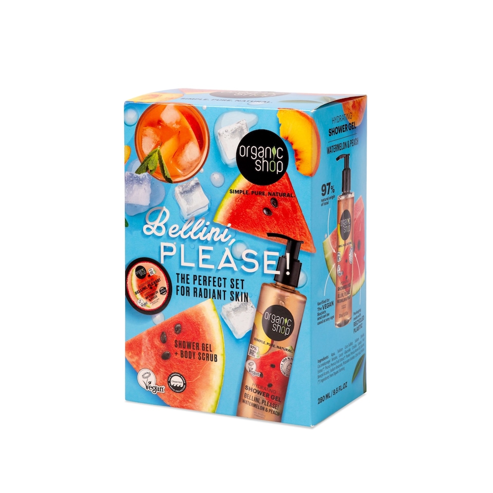 image 1 of Organic Shop Bellini, Please! Body Care Gift Set 280ml/100ml