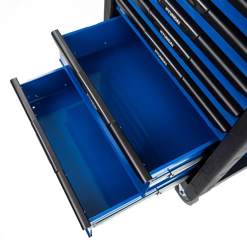 image 1 of Hyundai Tool Chest 175 Piece 7 Drawer Castor Mounted Roller Cabinet | HYTC9006 | Blue