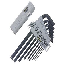 Stanley Tools Hexagon Grip Key Set Of 9 Metric (1.5-10Mm)