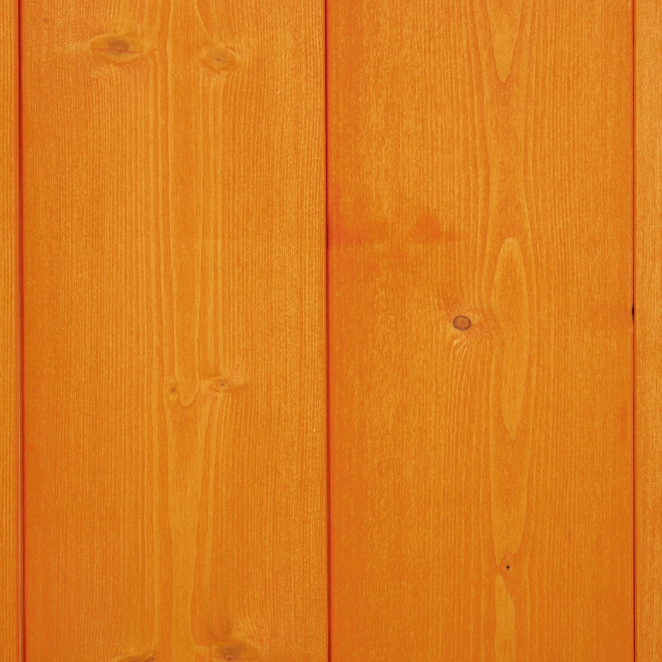 image 1 of Outsunny Wooden Garden Shed Outdoor Shelves Utility Tool Storage Cabinet Orange