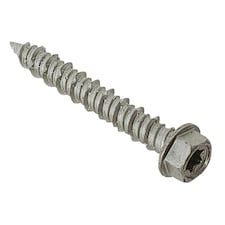 Forgefix Techfast Masonry Screws, Tx Compatible, Hex - Multi Colour - 6.3 x 57mm