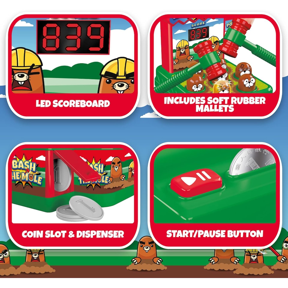 image 1 of TEVO Bash The Mole Game