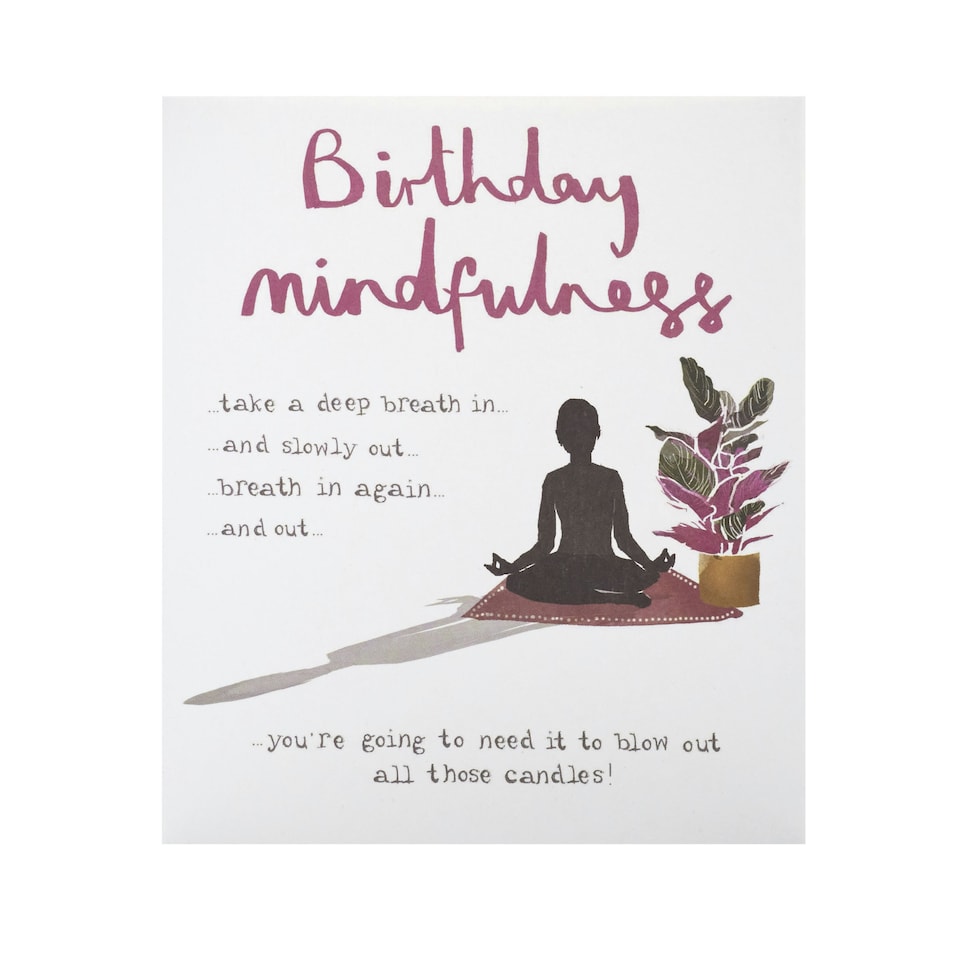 image 1 of Humour Birthday - Yoga Birthday Mindfulness