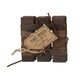 image 3 of Creative Tops Dark Slatted Wood Pack Of 4 Coasters