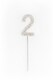 image 3 of 25  Silver Diamond Sparkley CakeTopper Number Year For Birthday Anniversary Party Decorations | Silver