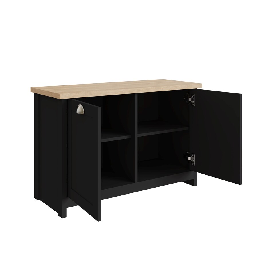 image 1 of Lancaster Shoe Storage | Black | Black